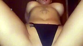 tattooed goth teen slut fingers her big ass and tits hard in emo anal fingering frenzy