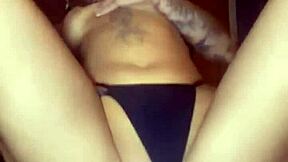 tattooed goth teen slut fingers her big ass and tits hard in emo anal fingering frenzy