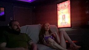 Cinema Wank Ends in Massive Cum Blast