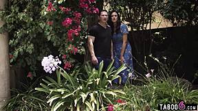problematic teen double penetrated by milf neighbor and husband