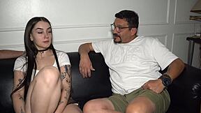friend watches football then fucks my moaning wife rough