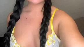 Slutty British Brunette Coed Girlfriend HD Webcam Squirts Toys Orgasm Experience