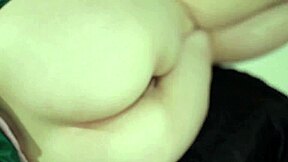 ASIAN BABE IN SKIRT BENT OVER FOR CREAMPIE DOGGY
