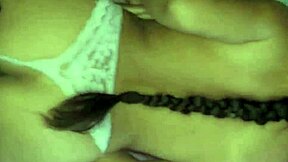 princesa latina bodybuilder gets her muscular pussy soaked outdoors in corset at 2 am