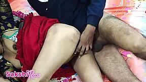 dever lifts bhabhi's petticoat for hardcore pussy chudai?