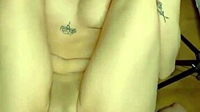 Roommate brunette with pierced saggy tits gets fucked hard when house empties.