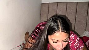 Hermanastra colombiana's yummy blowjob ends with creamy facial 😍💦🇨🇴