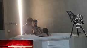 motel hidro threesome pt2 with curvy brazilian blondes