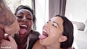 my dreams true: spanish ebony latina girls bed orgy with me 😍🍫🔥