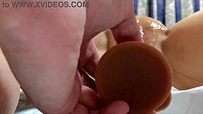 Halloween virgins crazy dildos shaved pussy close-up