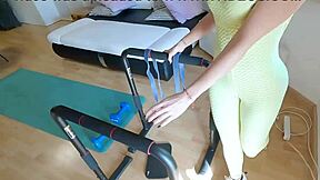 LINDA GONZALEZ Gets Interrupted and Big Cock Fucked Mid-Fitness Class!