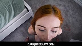 Stepdad steals panties, fucks stepdaughter Scarlet Skies hard
