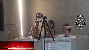 motel hidro threesome pt2 with curvy brazilian blondes