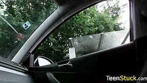 hey picked up this random teen hitchhiker for some fun sex