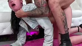 Dolly Paige licks pussy sucks dildo teasing