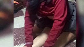 big ass schoolgirl skips class rides cock creampie sticky mess