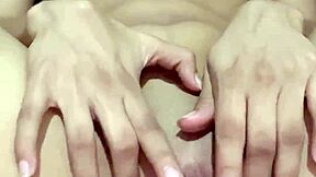 tender 18+ teen fingers her tight pussy craving a big cock inside