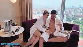 romantic dinner date turns into wild latina pov pounding session.