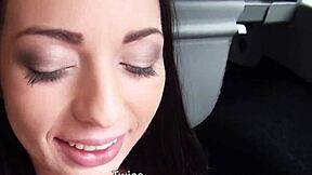 sexy doctor fucks hitchhiker patient car outdoor pov