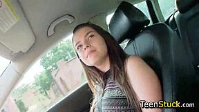 hey picked up this random teen hitchhiker for some fun sex