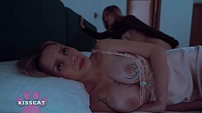 Oops, stepson creampied stepmom after fucking stepsis in shared hotel bed?