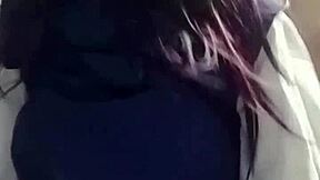 Schoolgirl's Tight Ride on Stepdaddy's Cock