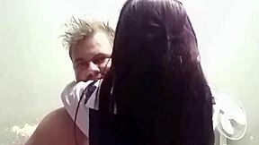 Schoolgirl's Tight Ride on Stepdaddy's Cock