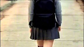 cara plays innocent with tight ass, lets school friends fuck her after class in homemade vid