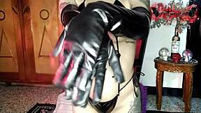 wanna see this goth slut deepthroat extreme till creampie?