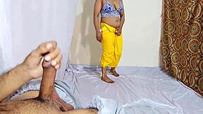 Indian girlfriend rides my cock hard after workout, moaning like a slut!  