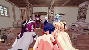 genshin sluts take reverse gangbang cumshots nonstop