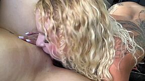 Attacked That Pink Pussy Nympho in the Car Before Camping!