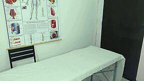 A lesbian couple visits the male gynecologist for an intimate checkup in the hospital