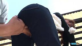 pretty girl on street craves cock but plays coy