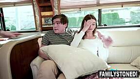 Virgin Stepsis Julia Deflowered By Stepbro Tyler RV Trip