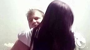 Schoolgirl's Tight Ride on Stepdaddy's Cock