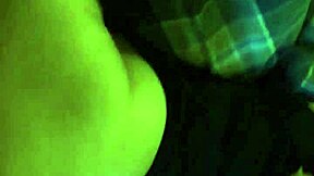 Horny BBW teen couple bends over for POV doggy cum tits bounce