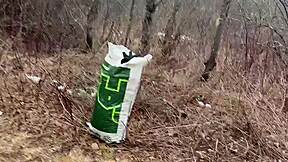Cute Asian Petite Peeing in Sexy Forest Nature Scene