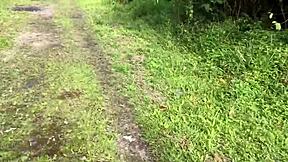 took my pale teen to the woods and her tight pink pussy loosened up full vid