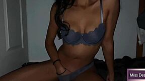 quiet late night fuck in family house before bed
