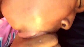 ugh sloppy ebony neighbor teen sucks black cock deep in car