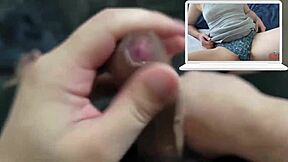 omg my stepbro caught my first solo masturbation on cam!