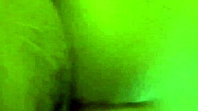 Horny BBW teen couple bends over for POV doggy cum tits bounce