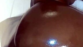 Big booty ebony babe submits to massive black cock pounding sideways