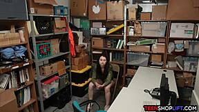 Hot Body Teen Shoplifter 18+ Caught And Hardcore Fucked By Mall Security