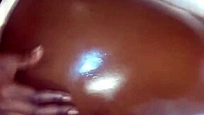 Big booty ebony babe submits to massive black cock pounding sideways