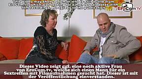 DEUTSCHE COUGAR Stiefmutter Secretly Touches Stiefsohn's Cock Retro Taboo!