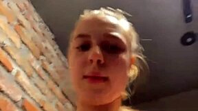 horny teen 18+ masturbates wet pussy then takes extreme public gym fuck and cum