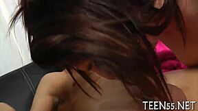 😍 barely legal 18+ teen sucks fucks rough orgasming hardcore cock ride 💦