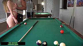 kinsley kane BENT OVER HARD FUCKED on POOL table